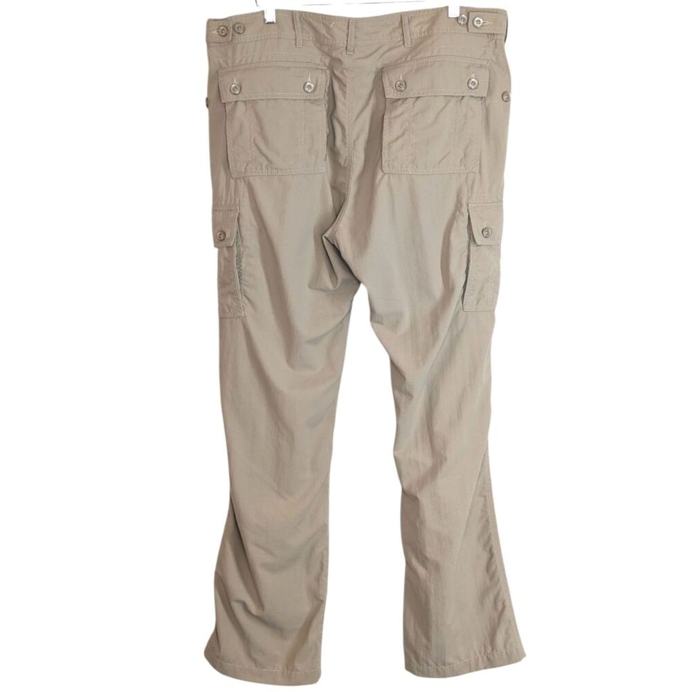 NWT Clothing Arts Pick-Pocket Proof Adventure Travel Pants Sz 36 Khaki Nylon - Picture 3 of 10